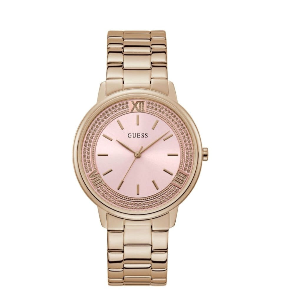 Crystal Rose Gold/silver Bracelet Watch