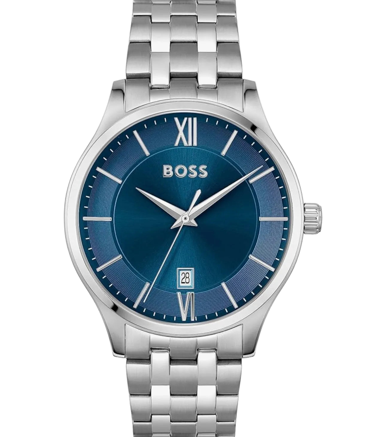 Watch Silver & Blue