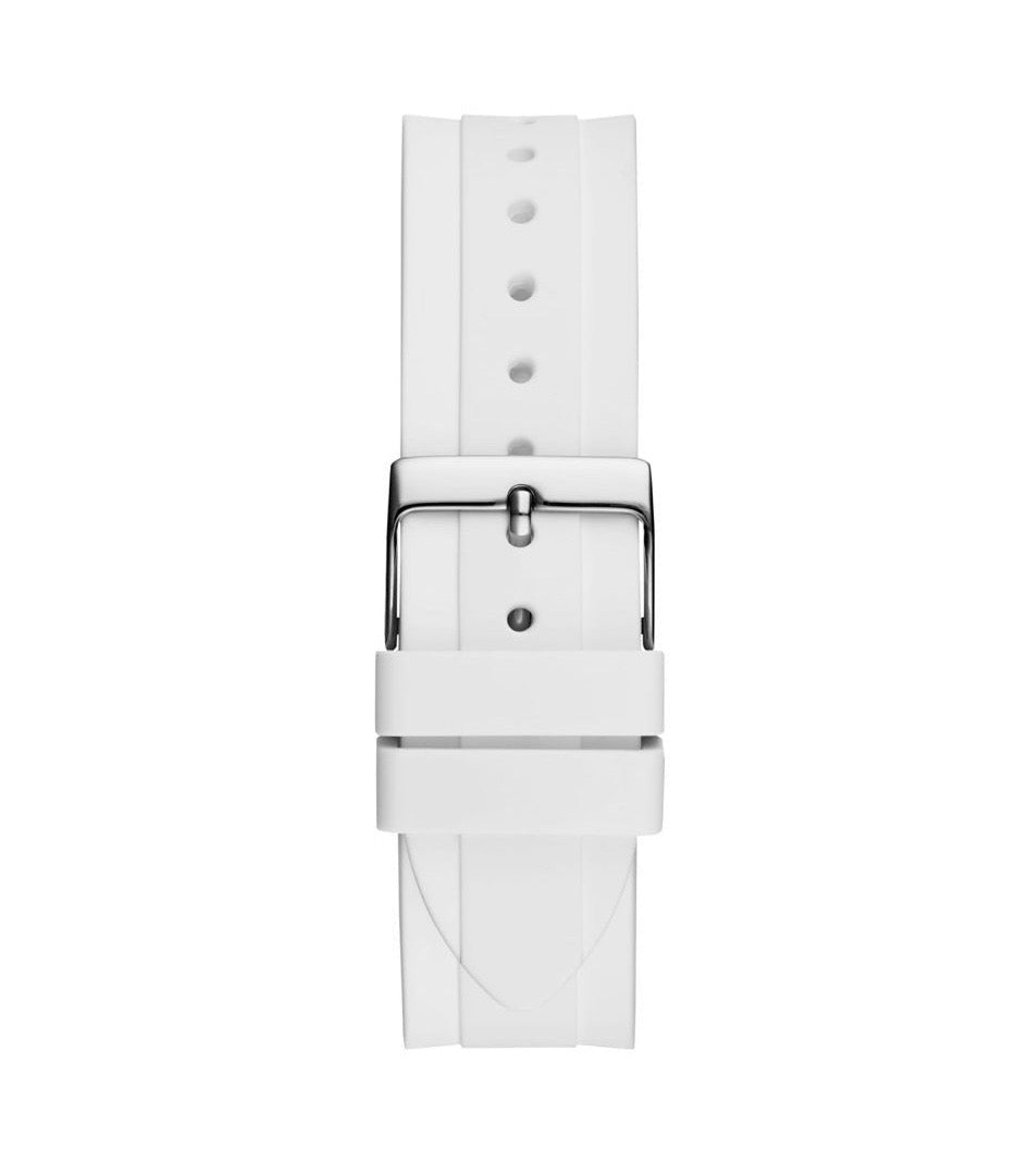 White Silicone Casual Watch