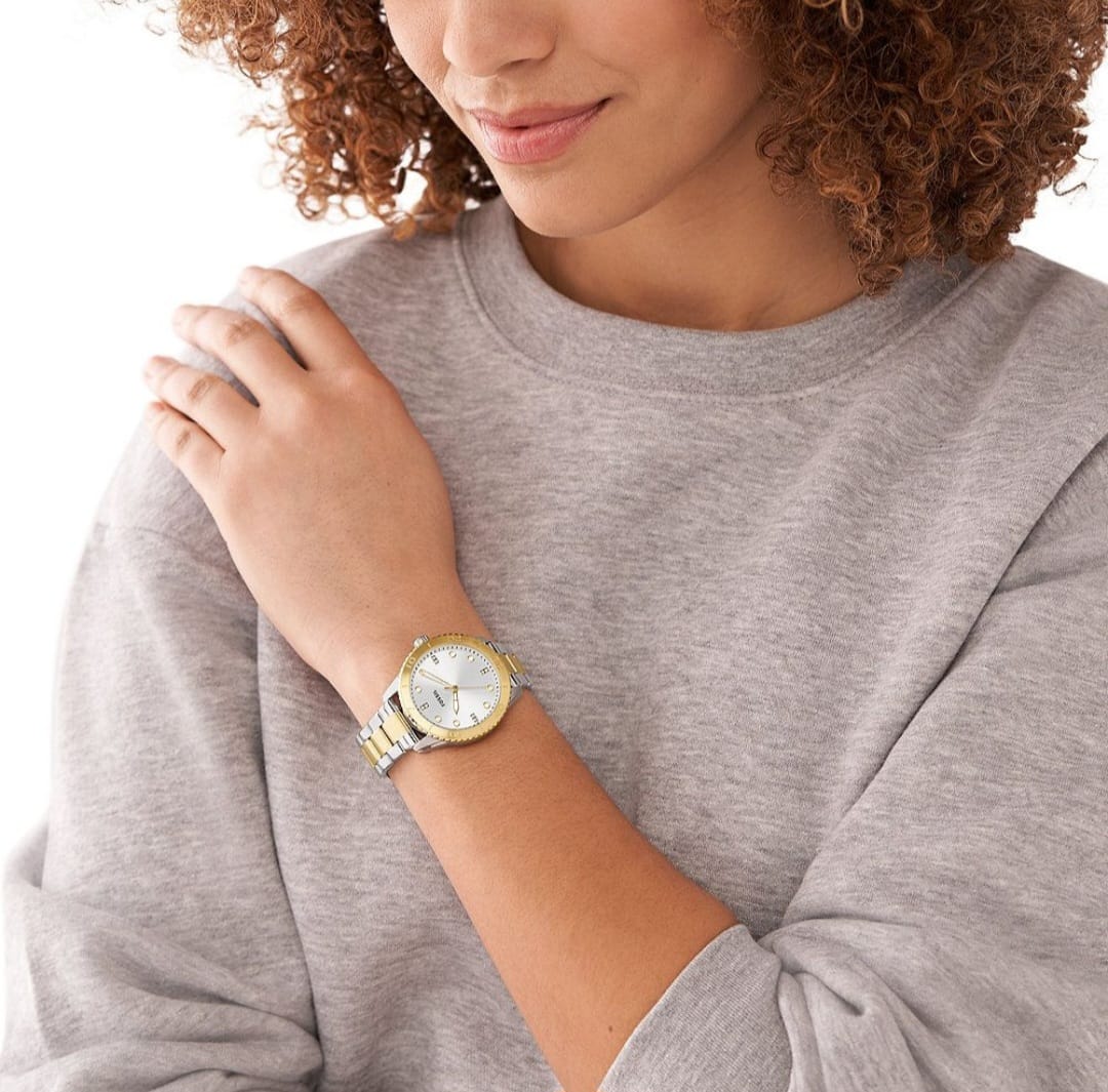 Fossil Watch Silver and gold #4