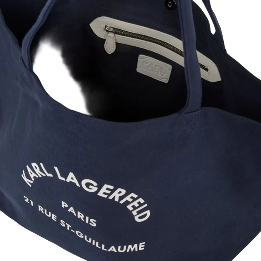 Rue St-Guillaume Convertible Black Tote Bag