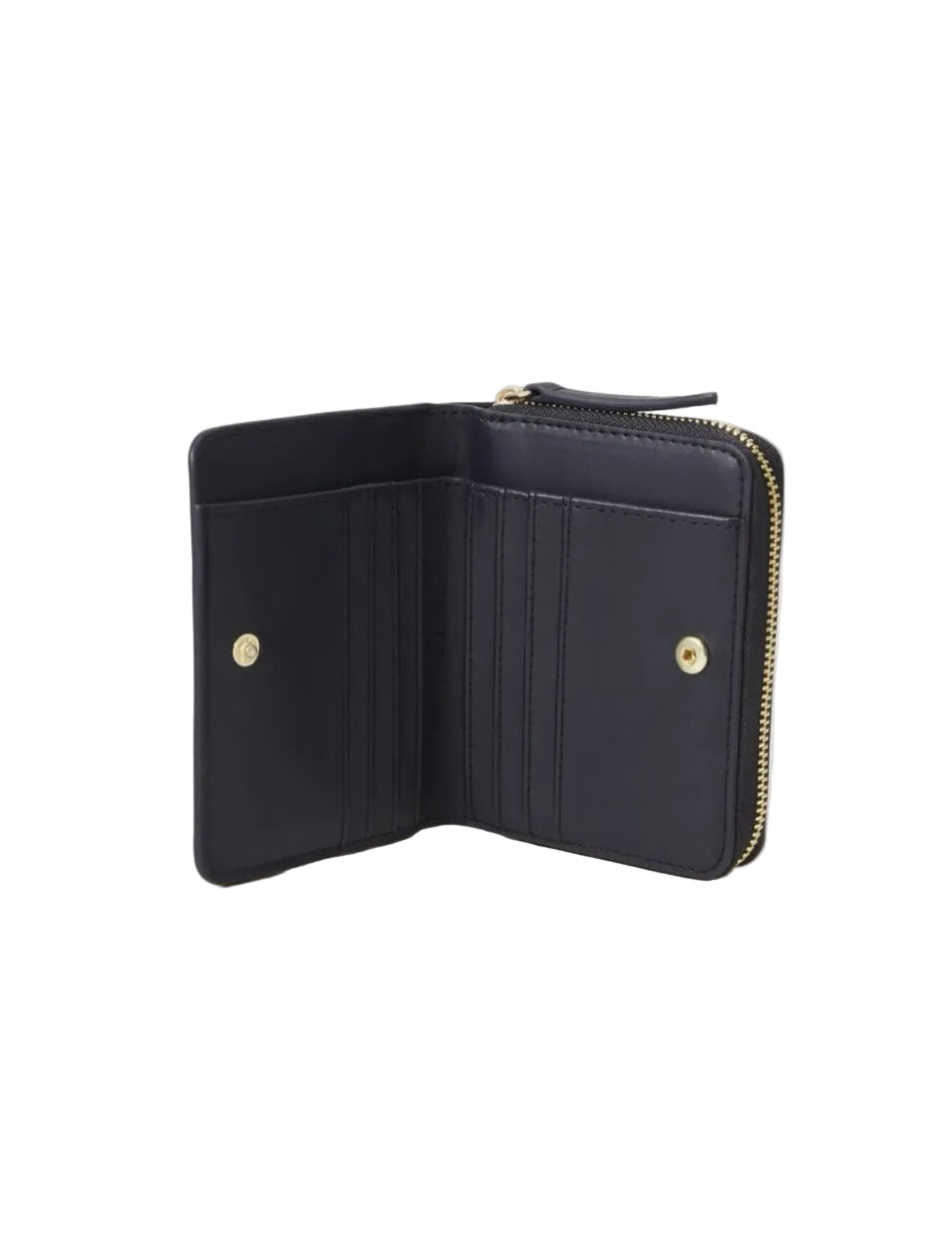 Monogram Zip-Around Wallet – Navy