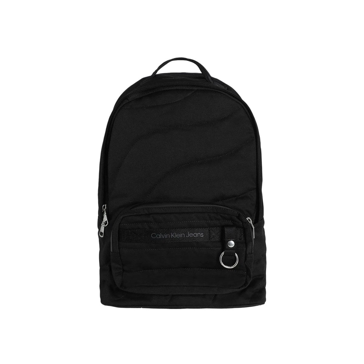 Quilted Backpack Black
