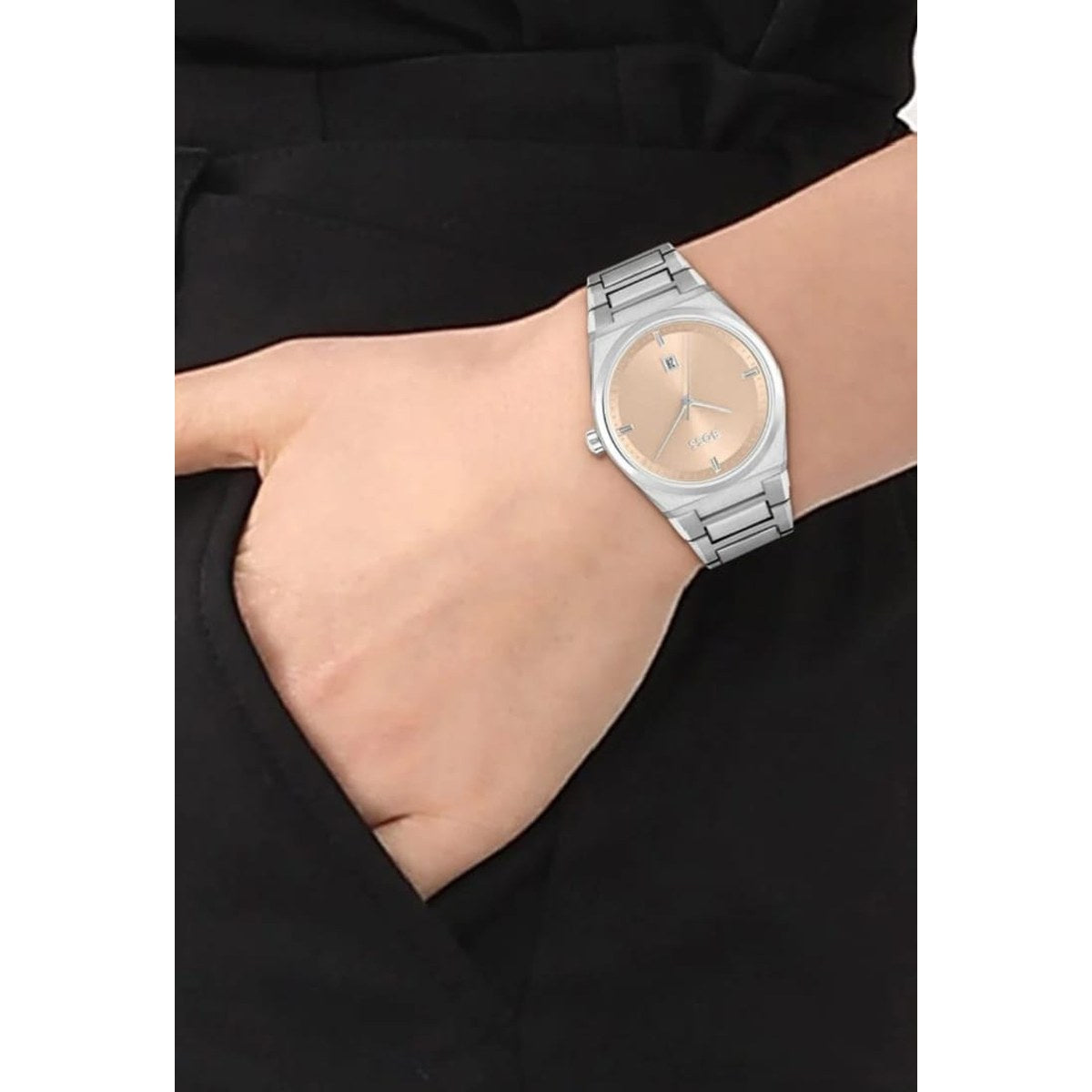 Skytraveller Silver Bracelet Watch