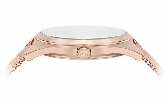 Rose Gold Mesh Watch