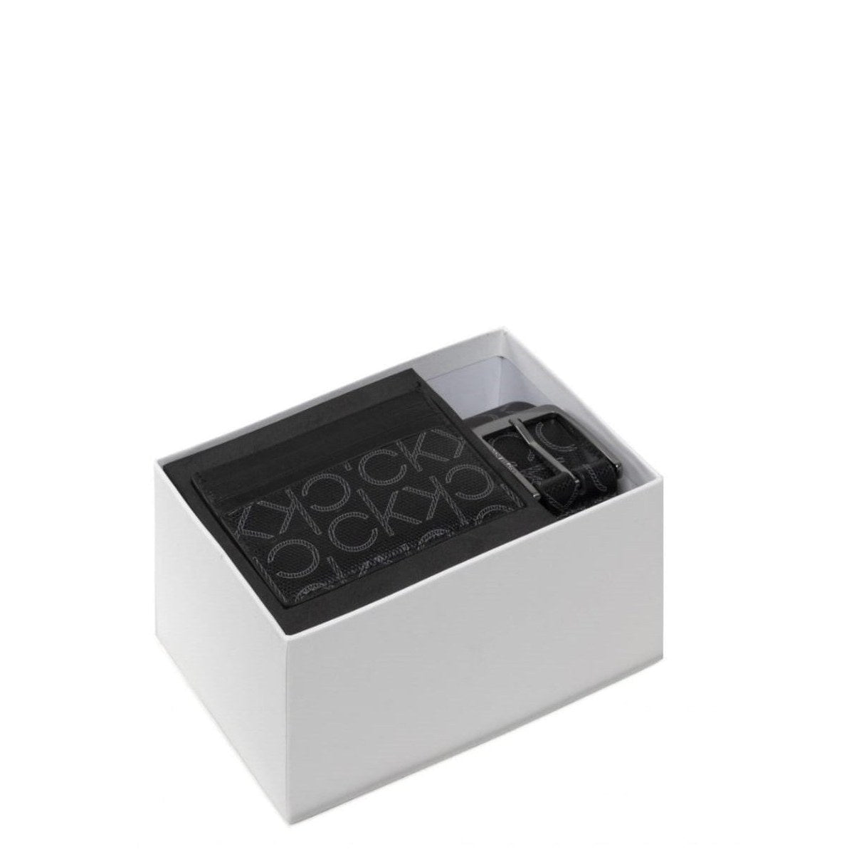 Logo Print Gift Set – Card Holder & Belt
