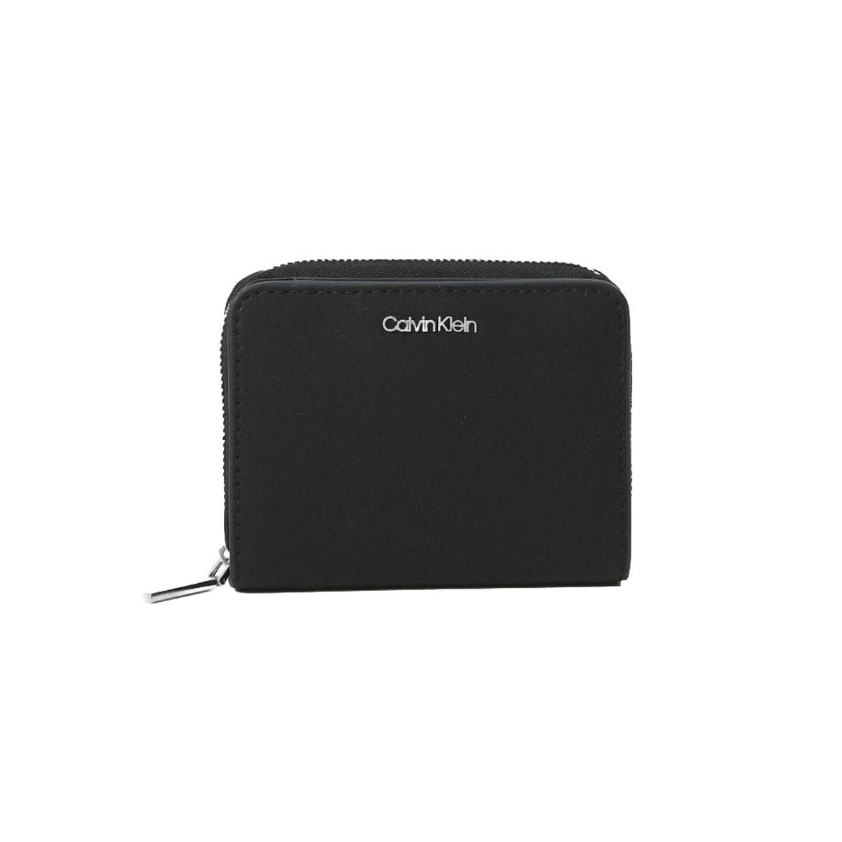 Zip Around Compact Wallet – Black