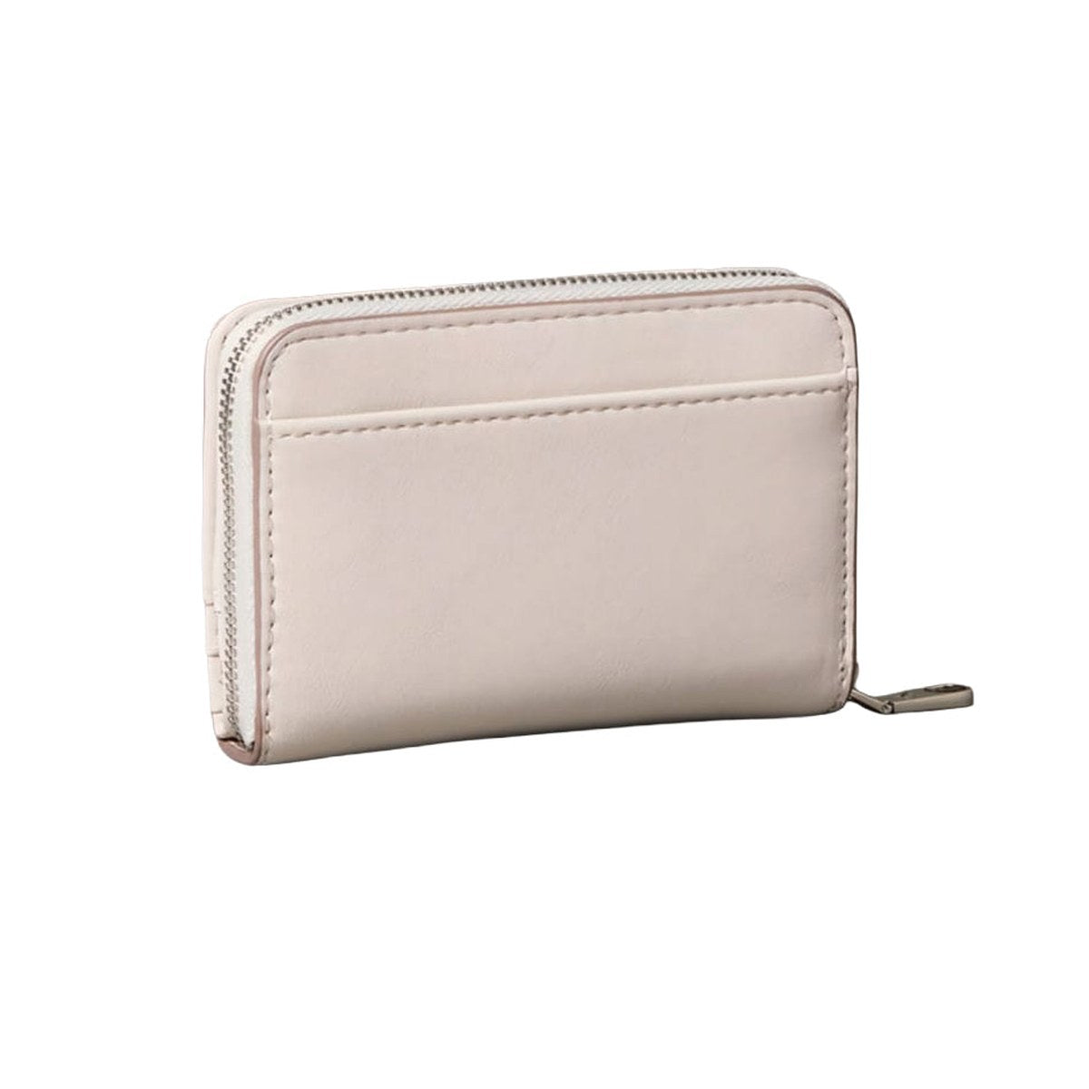 Monogram Zip Around Wallet – White