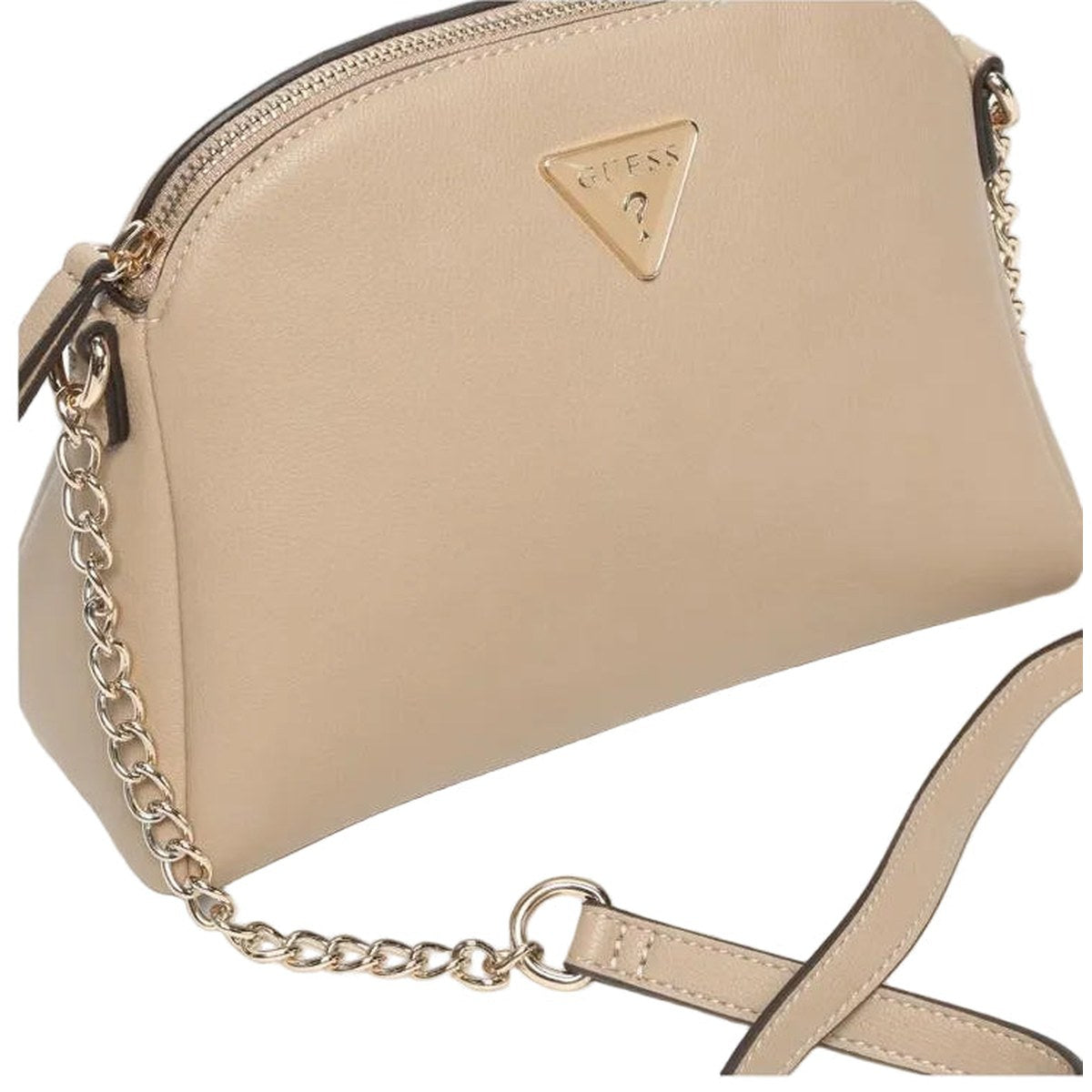 Victoria Chain Crossbody Bag - Black&Beige