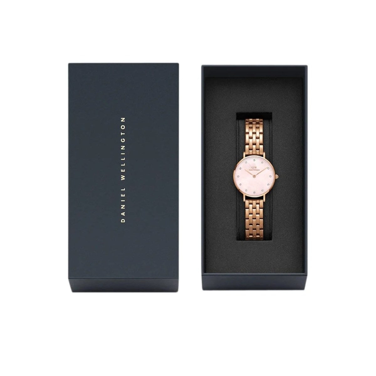 Petite Lumine Rose Gold Bracelet Watch