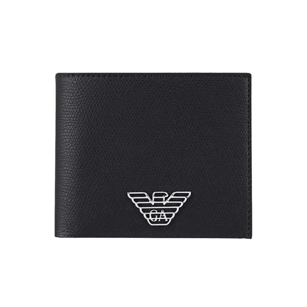Classic Eagle Bifold Wallet – Black