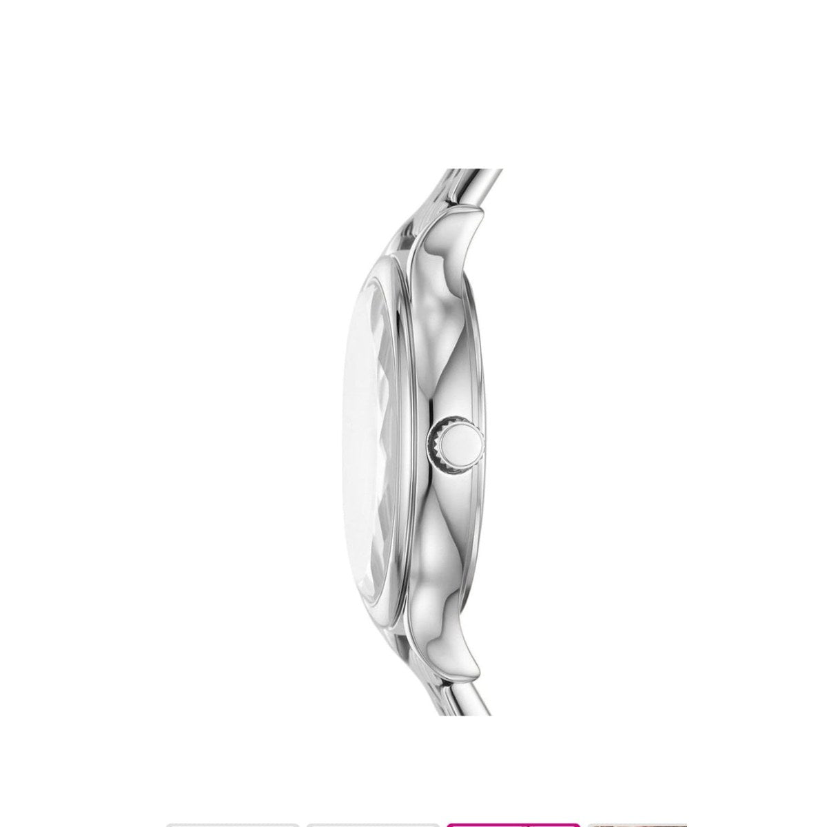 Carlie Crystal Silver Bracelet Watch