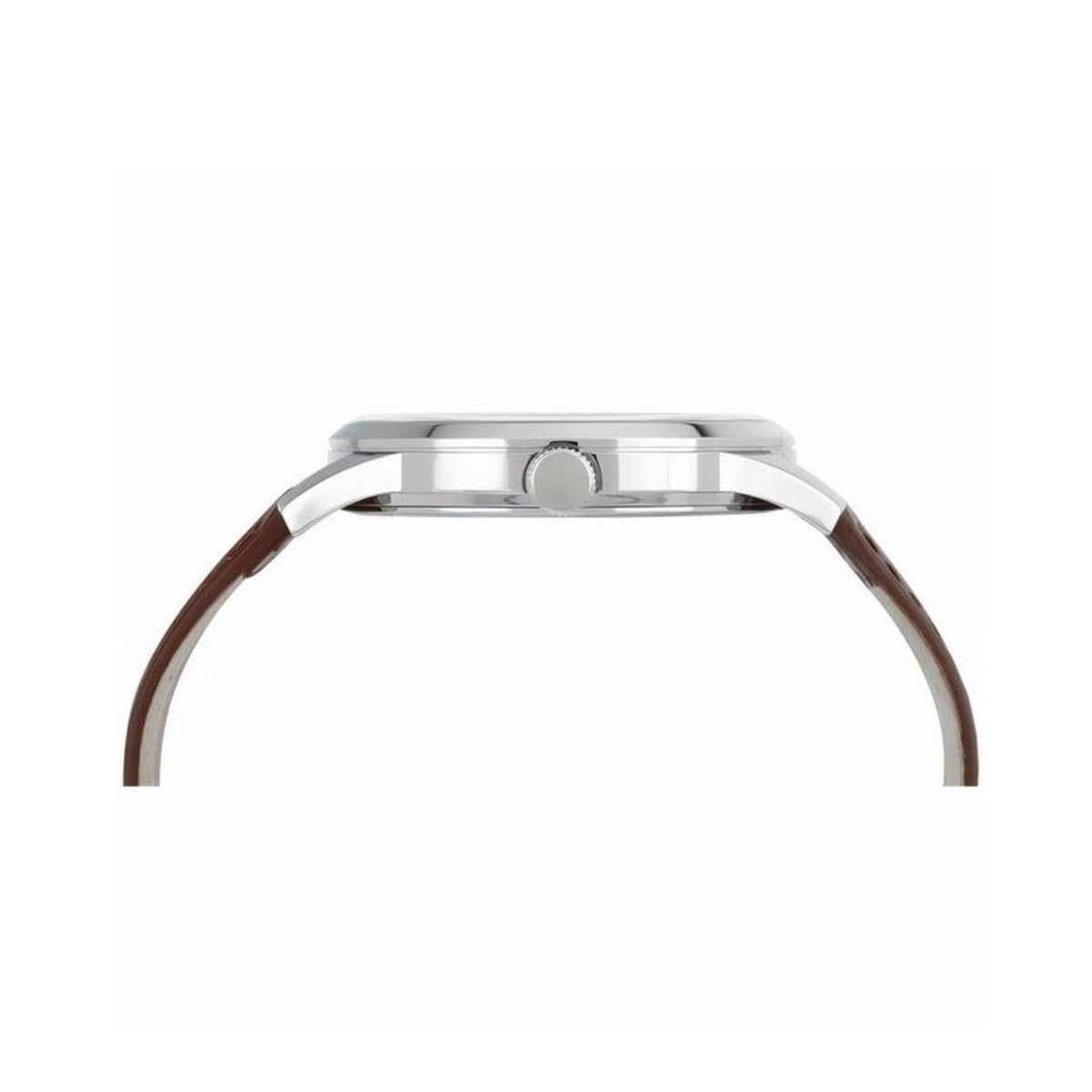 Roman Brown Leather Watch