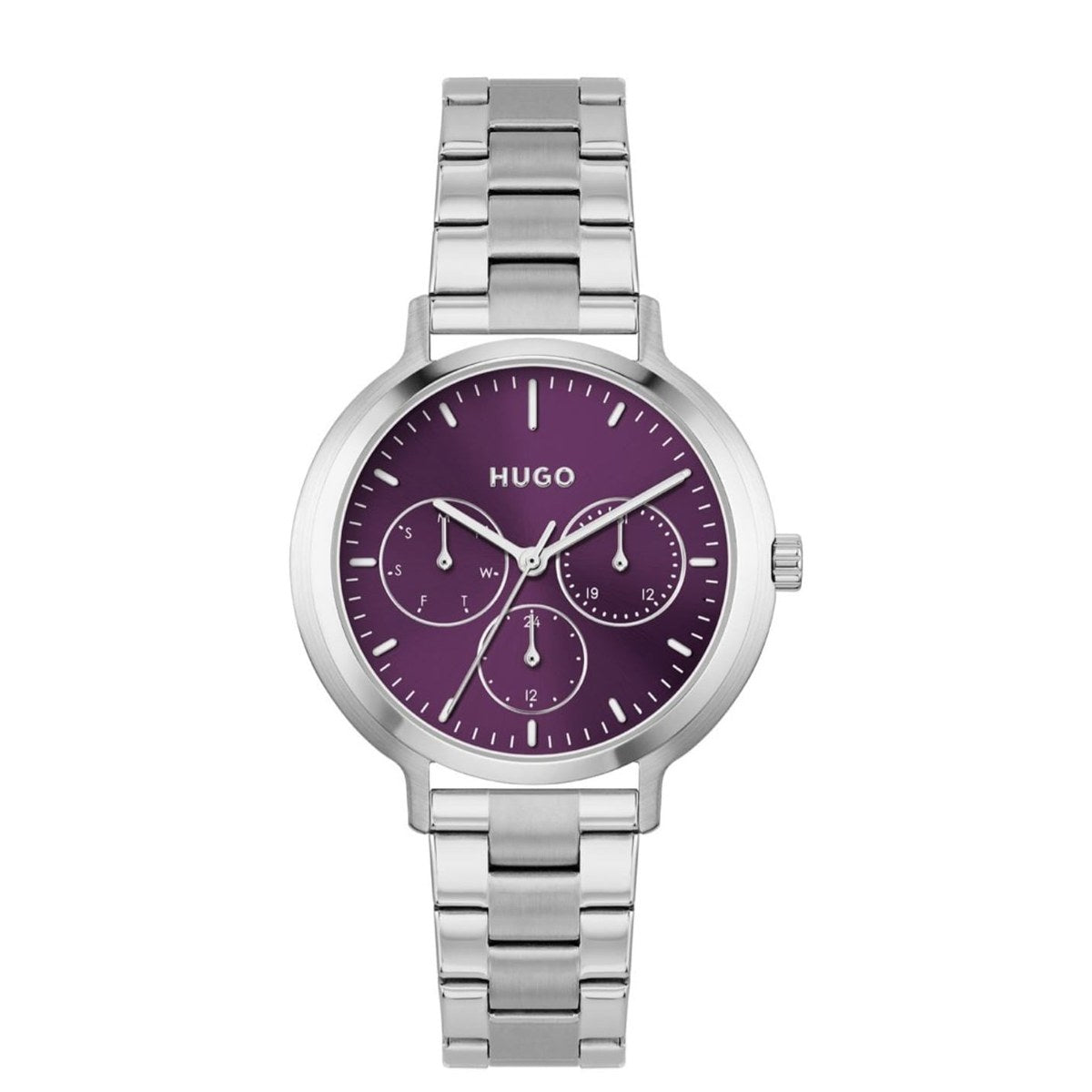 Sky Multifunction Silver Bracelet Watch