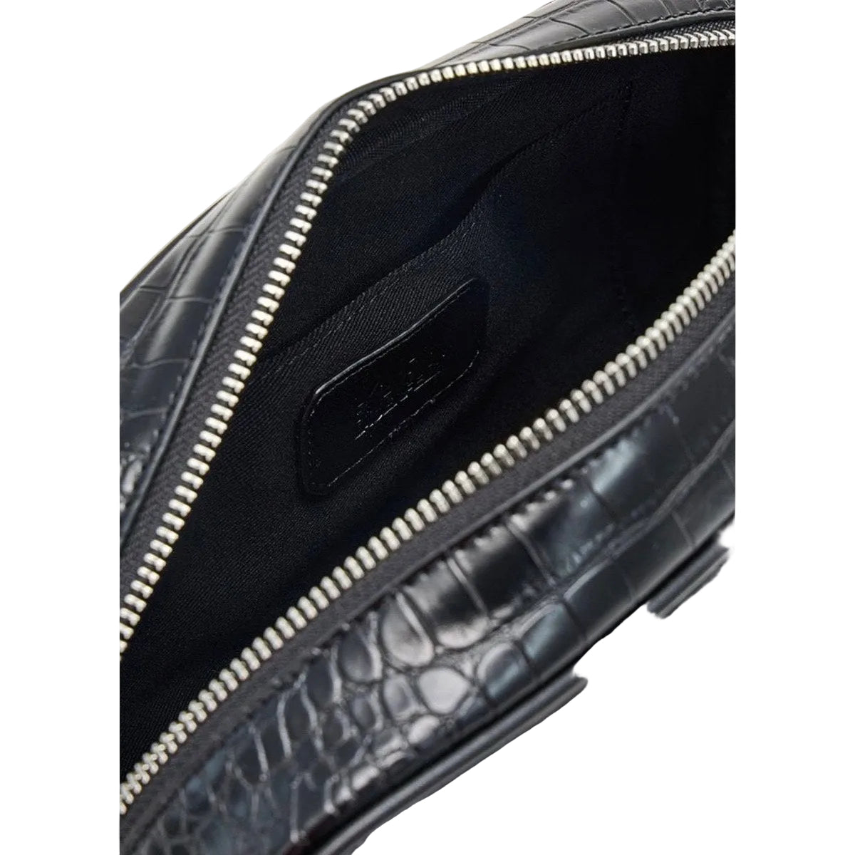 K Croc Wash Bag - Black