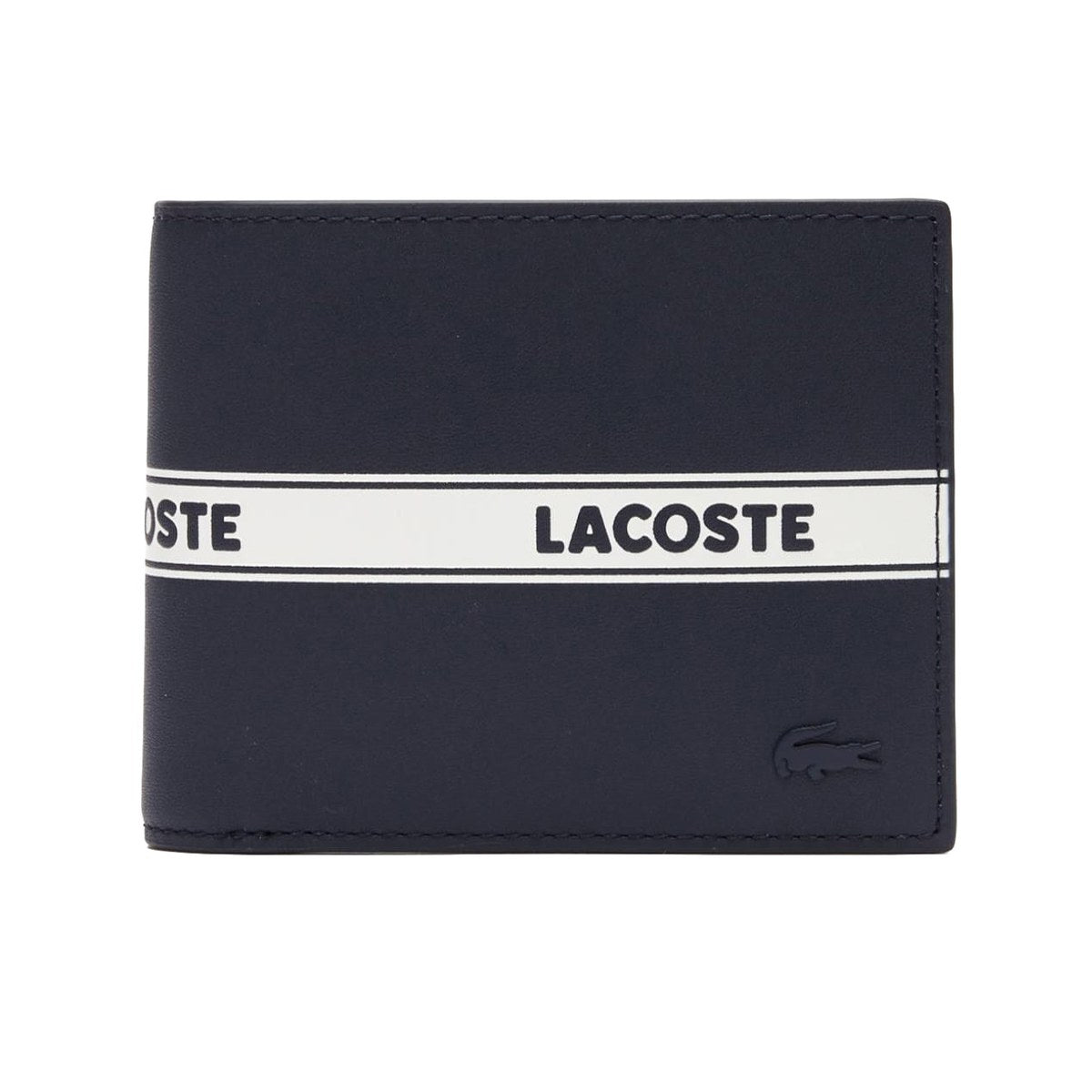 Logo Stripe Bifold Wallet – Navy