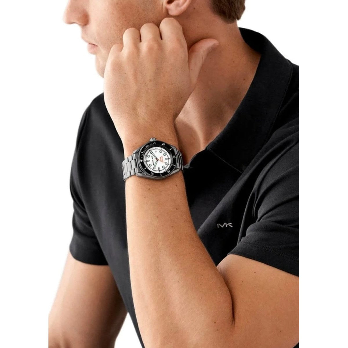 Maritime Gunmetal Stainless Steel Watch
