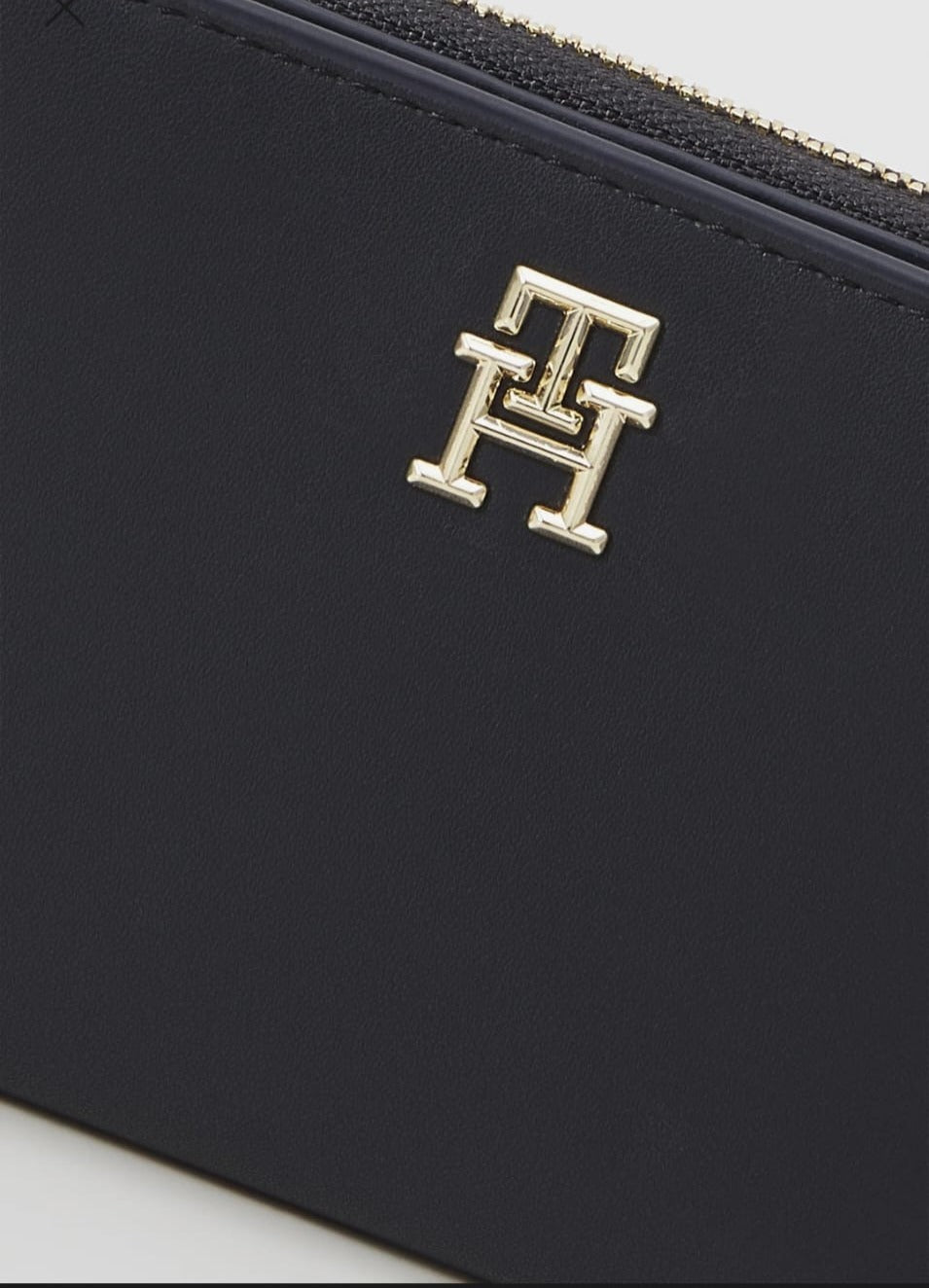 Monogram Zip-Around Wallet – Navy