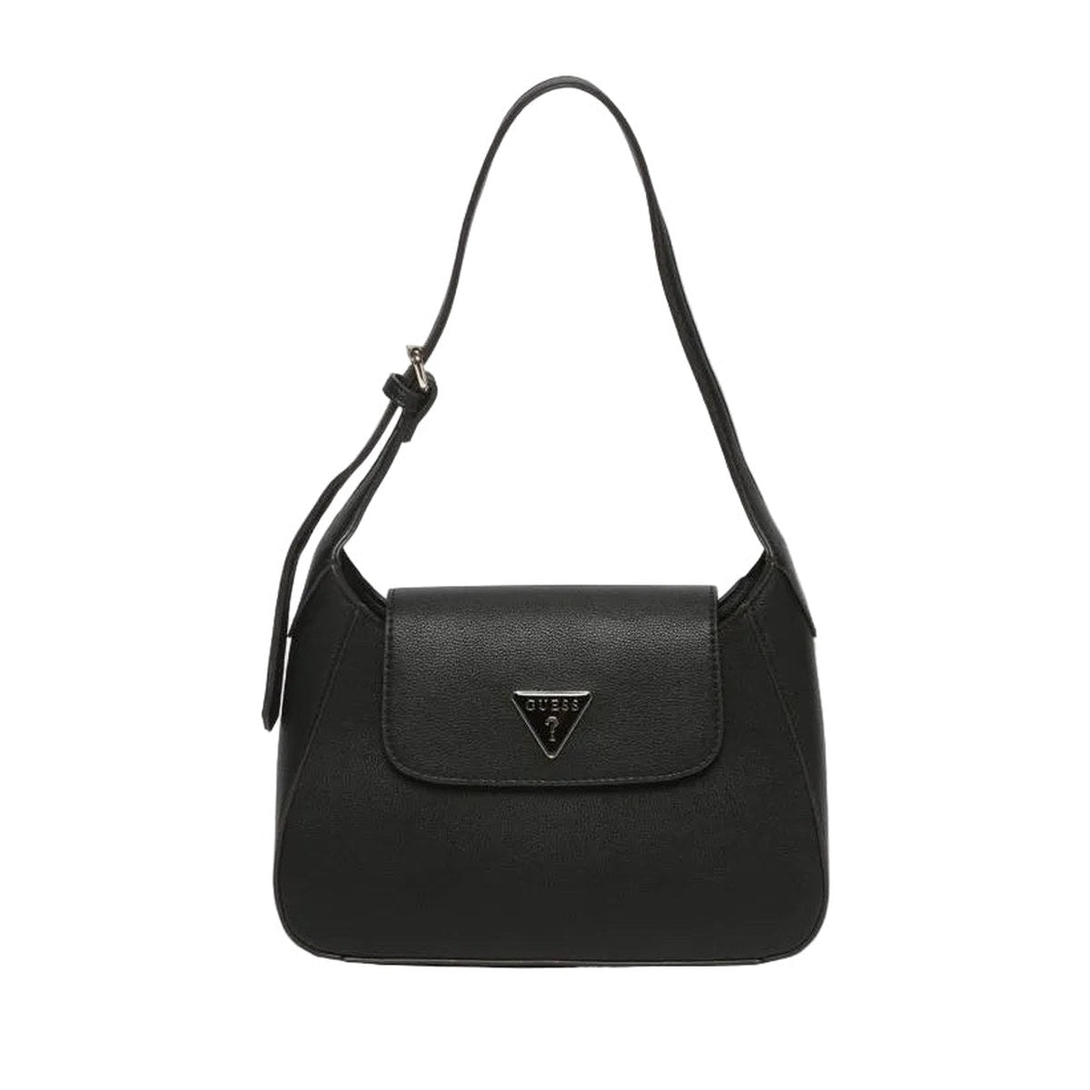 Victoria Flap Shoulder Bag - Black