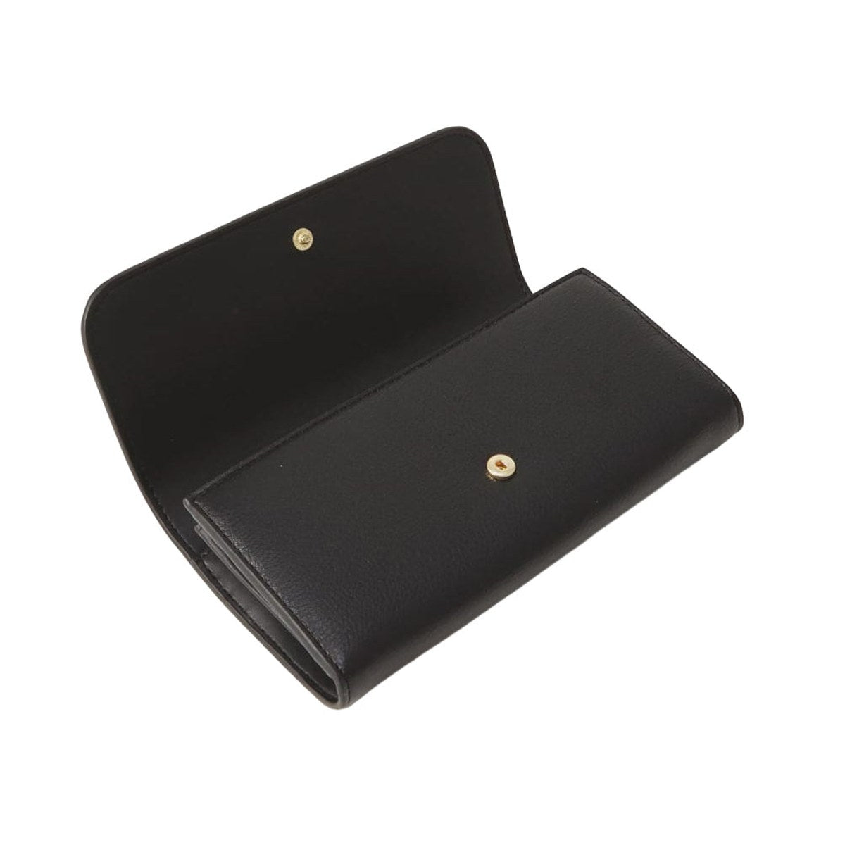 Flap Long Wallet – Black