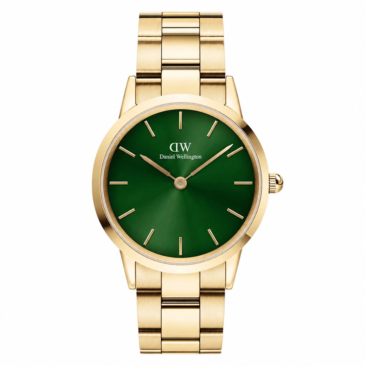 Petite Emerald Gold Watch