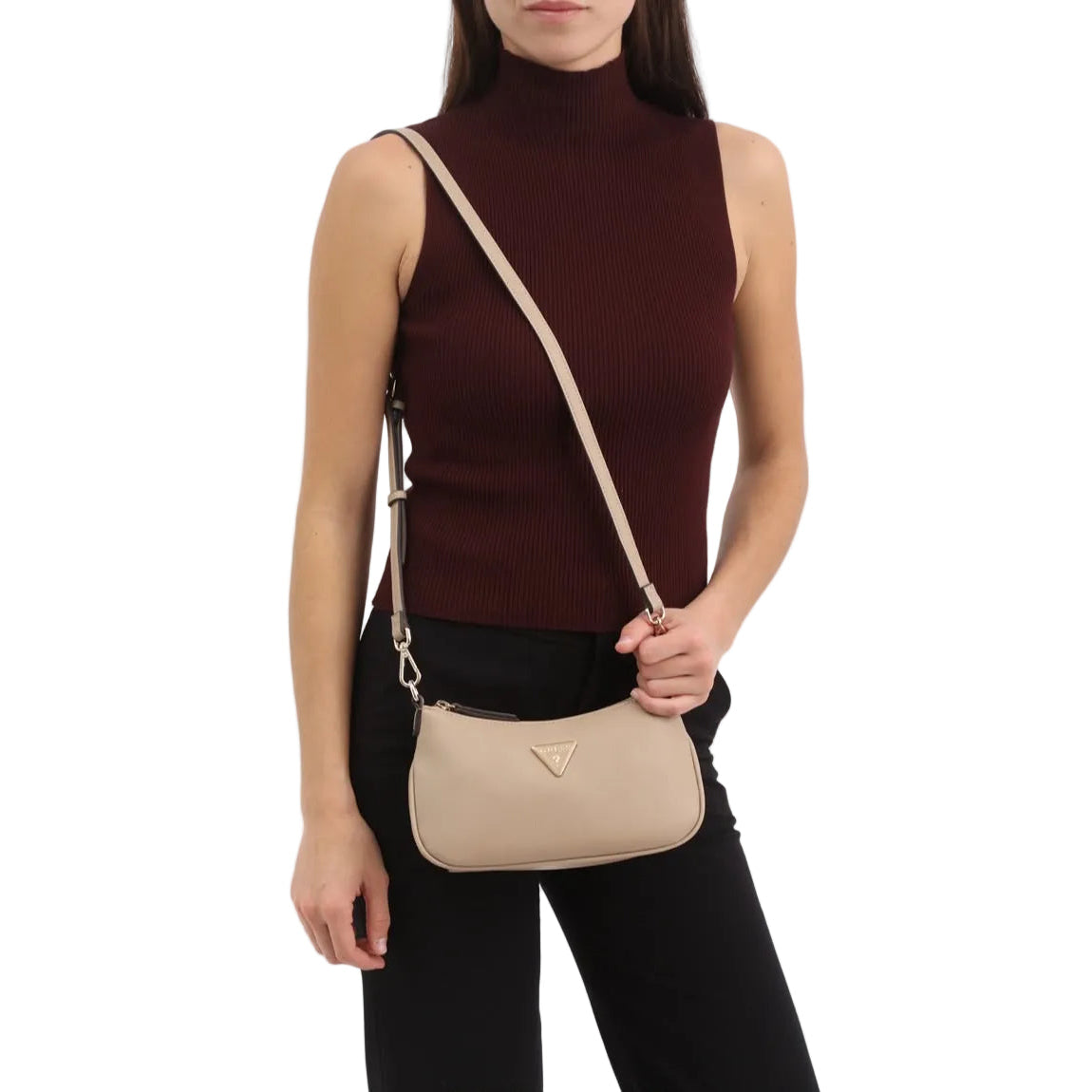 Beige Mini Shoulder & Crossbody Bag
