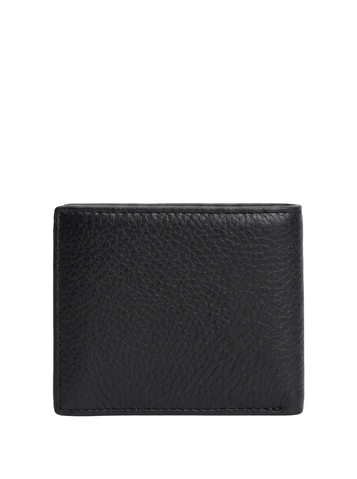 Casual Leather Bifold Wallet – Black