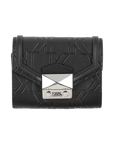 k/klassik contrast compact wallet - Black
