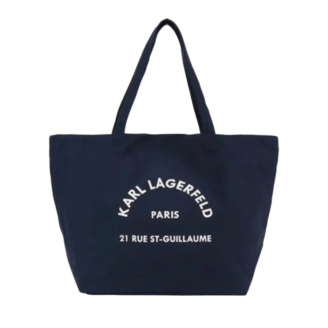 Rue St-Guillaume Convertible Black Tote Bag