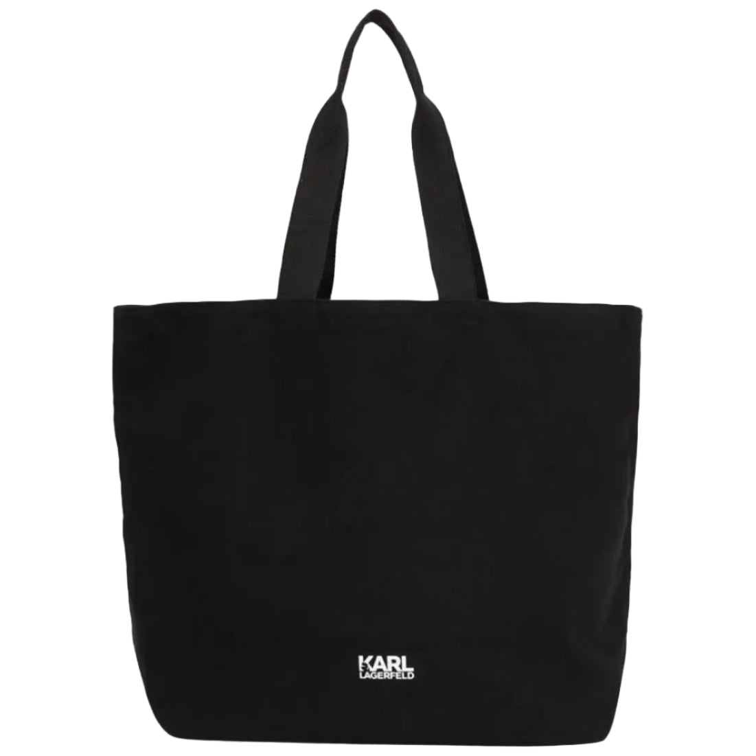 K/Skuare Large Black Shopper Tote Bag