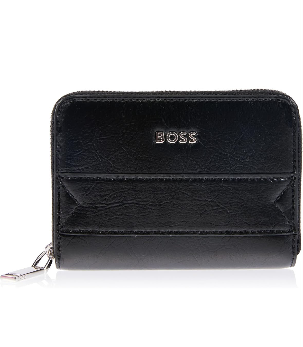 Pebbled Zip Around Wallet