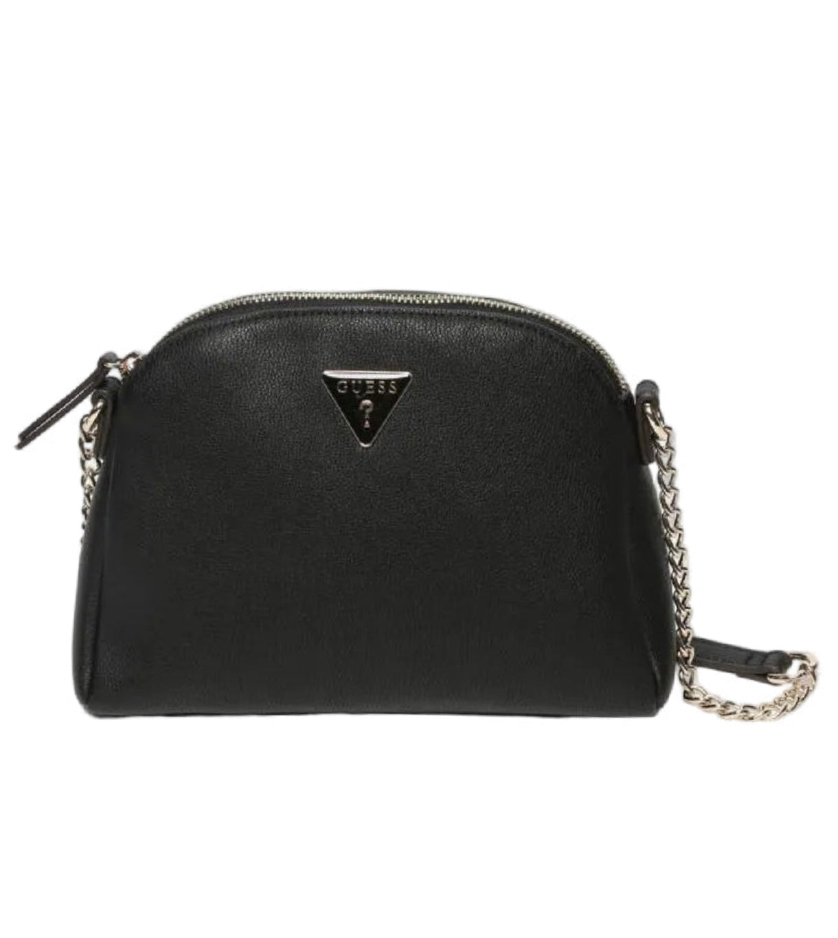 Victoria Chain Crossbody Bag - Black&Beige