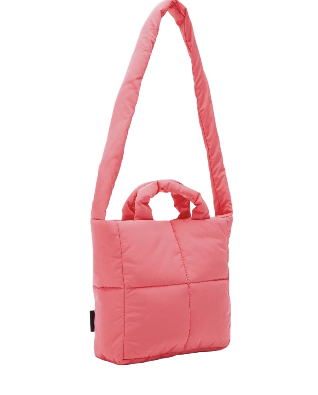 Puffer Crossbody Bag – Coral Pink