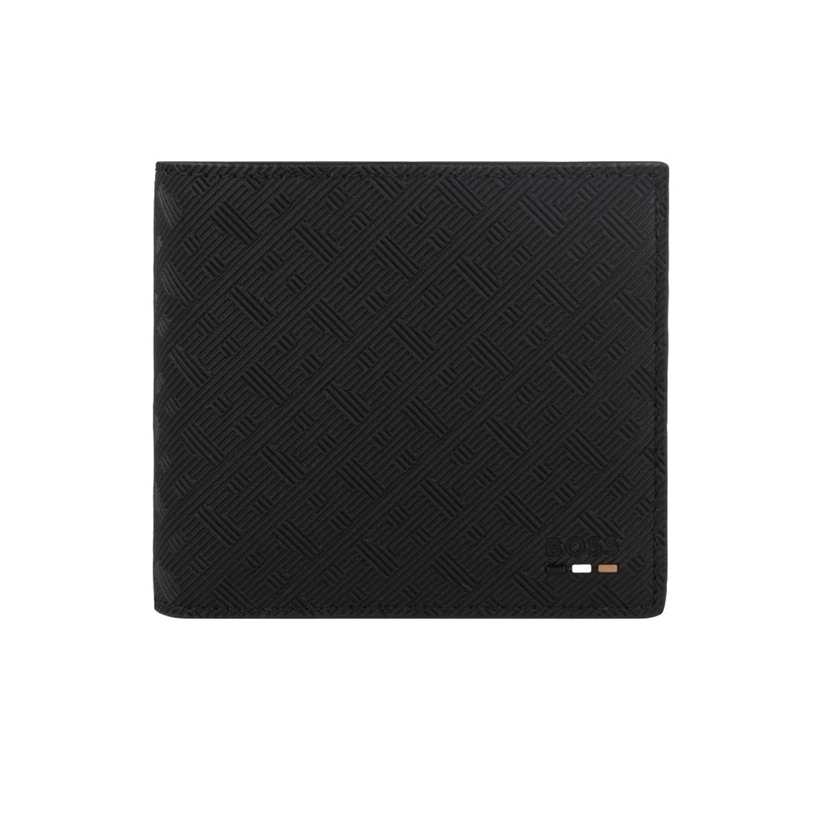 Monogram Leather Coin Wallet – Black