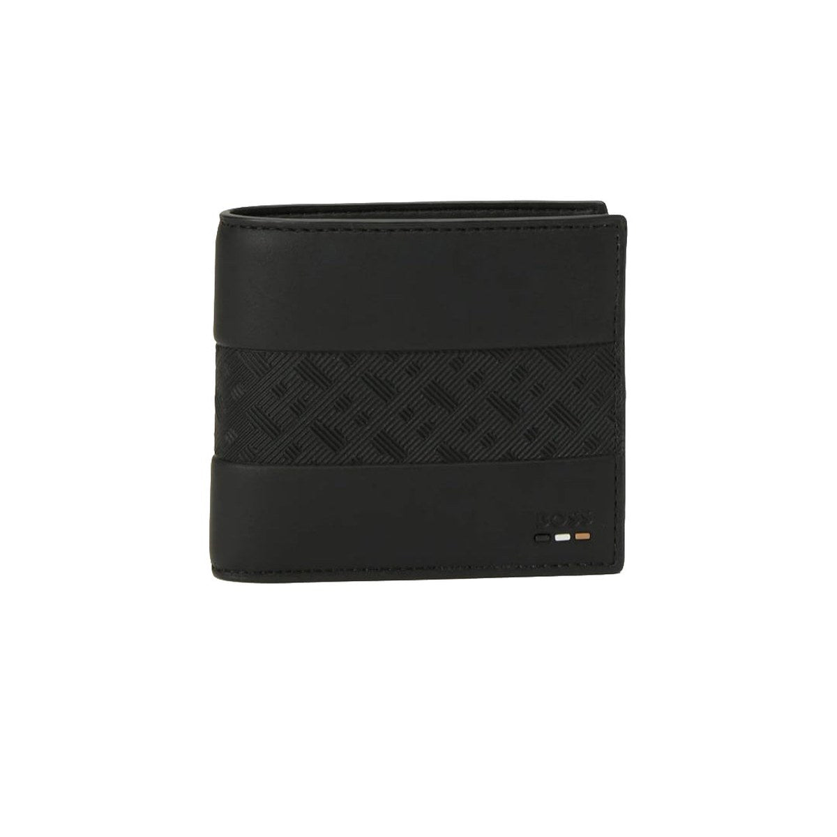 Leather Wallet & Keyring Gift Set – Black