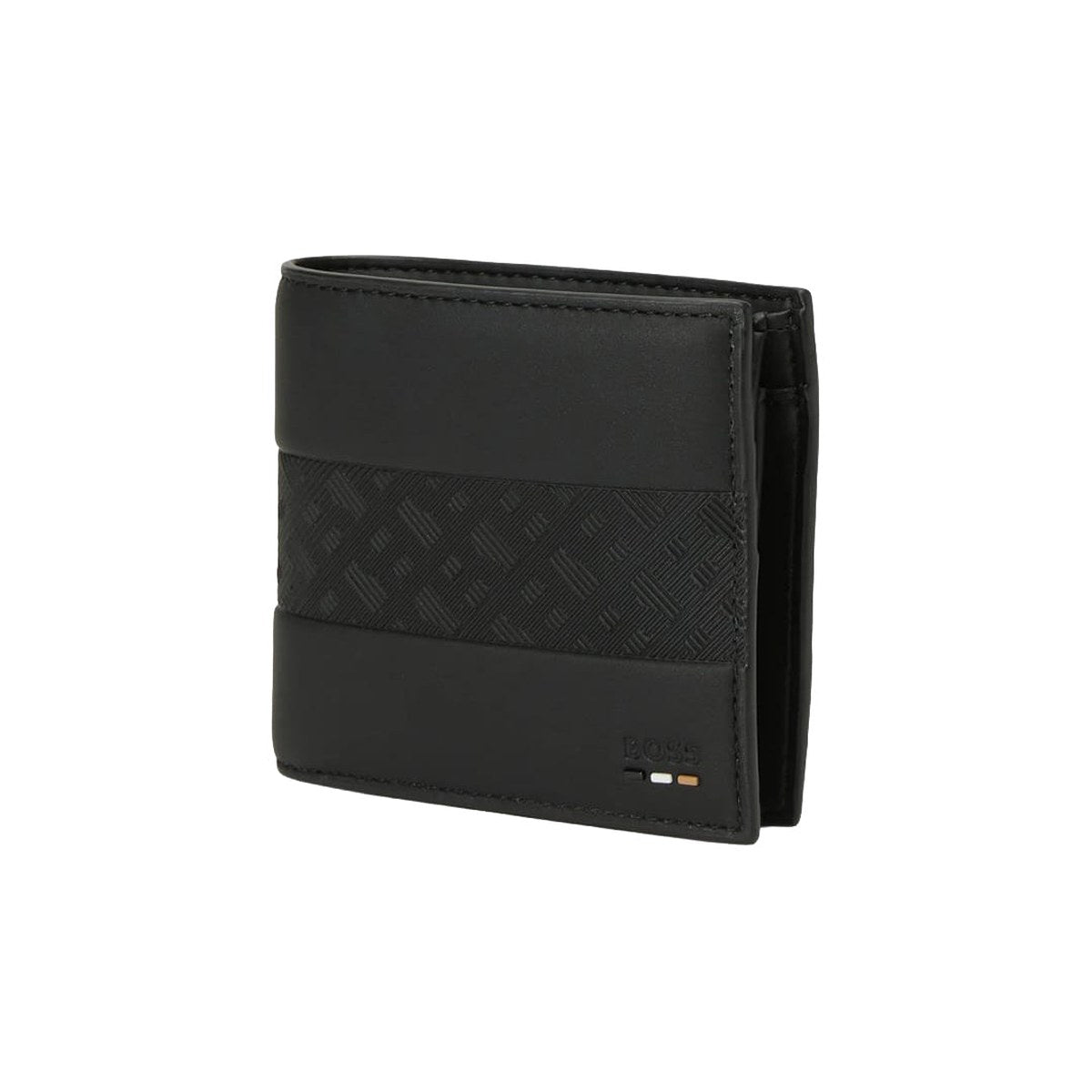 Leather Wallet & Keyring Gift Set – Black