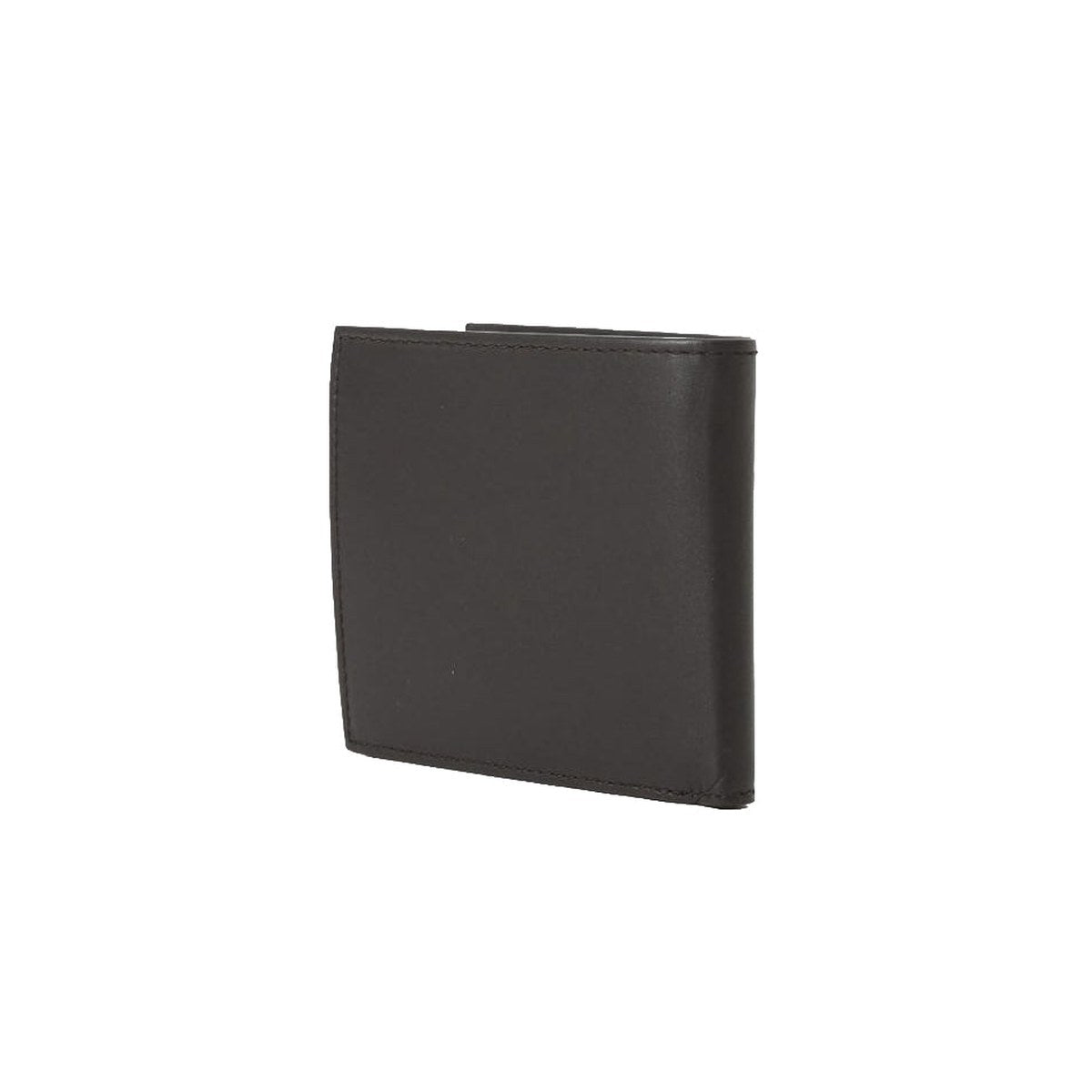 Smooth Leather Bifold Wallet – Dark Brown