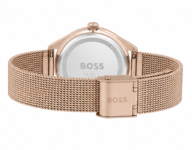 Rose Gold Mesh Watch