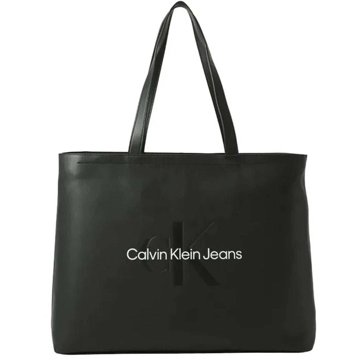 Monogram Logo Shopper Tote Bag