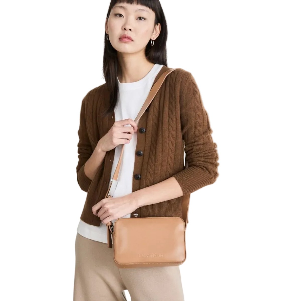 Crossbody Bag Beige & Offwhite