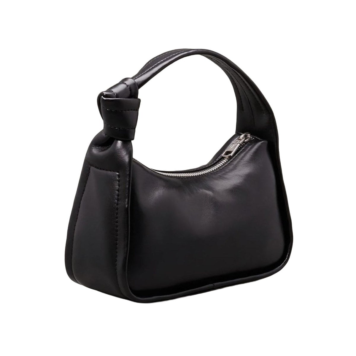 Knotted Handle Shoulder Bag