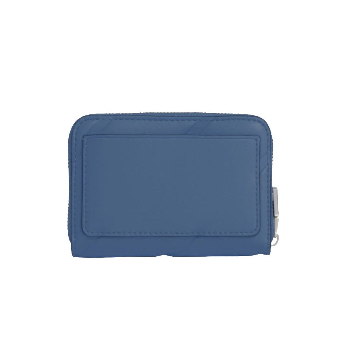 Monogram Zip small wallet – Dusty Blue