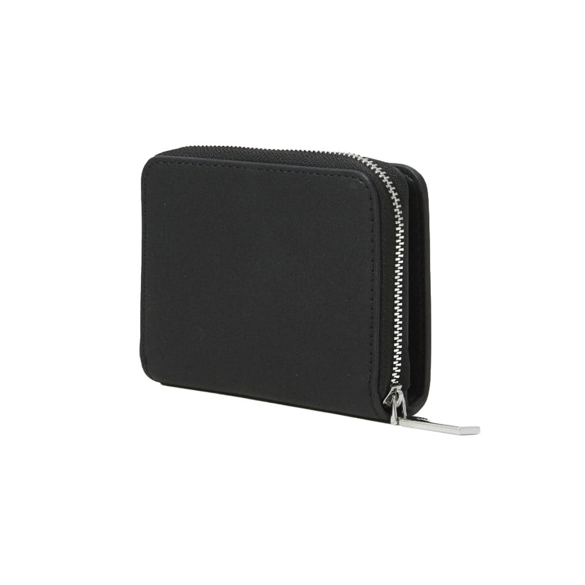 Zip Around Compact Wallet – Black