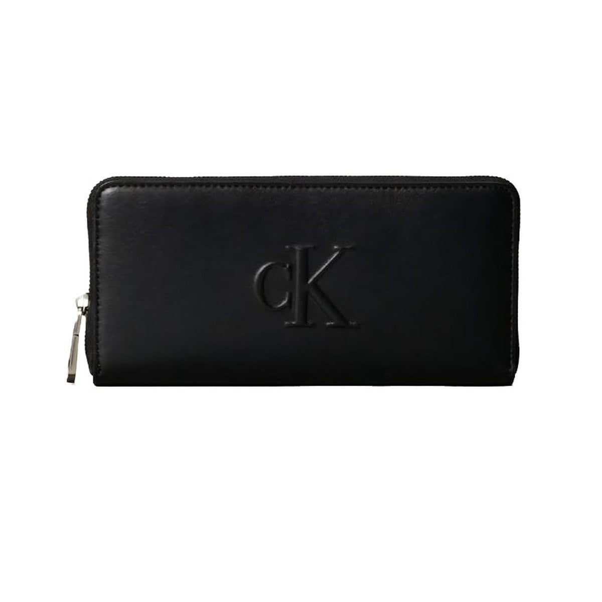 Monogram Zip Around Wallet – Black
