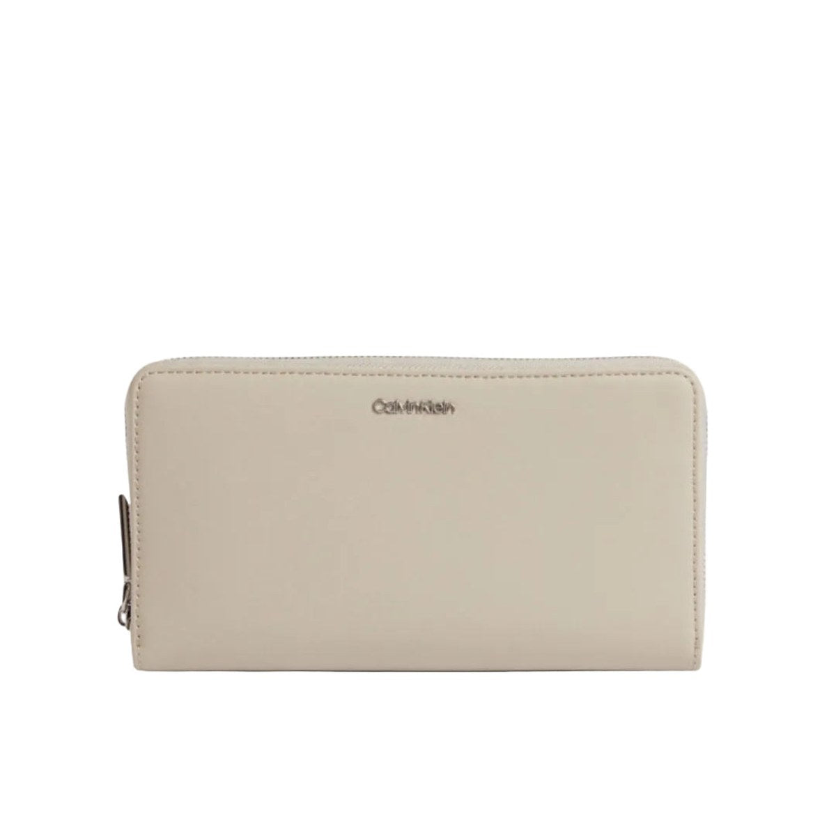 Minimalist Zip Around Wallet – Offwhite