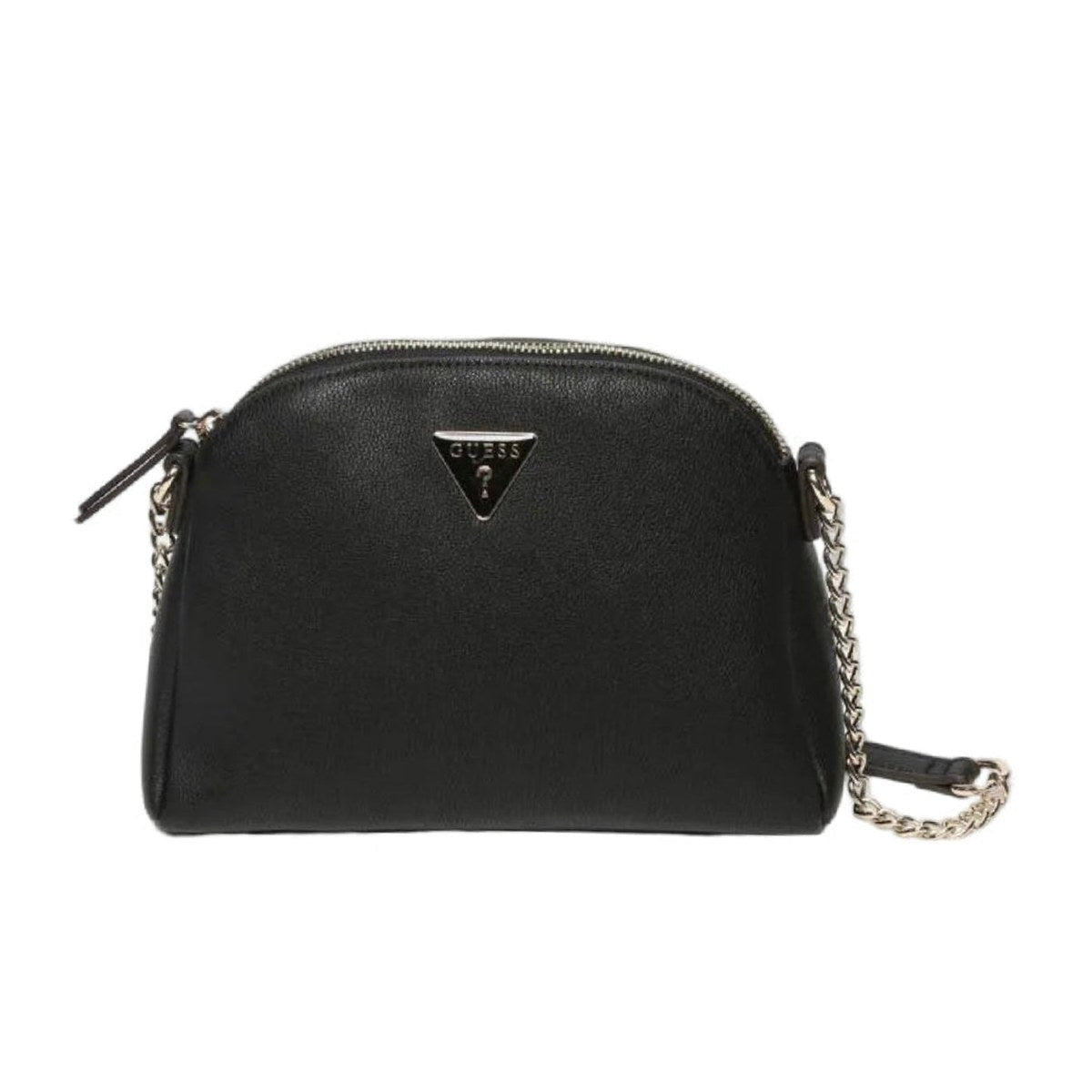 Victoria Chain Crossbody Bag - Black&Beige
