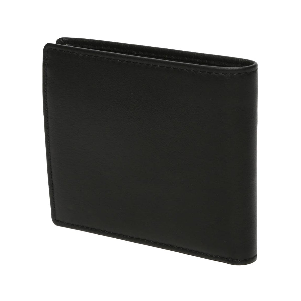 Classic Coin Pocket Bifold Wallet – Black