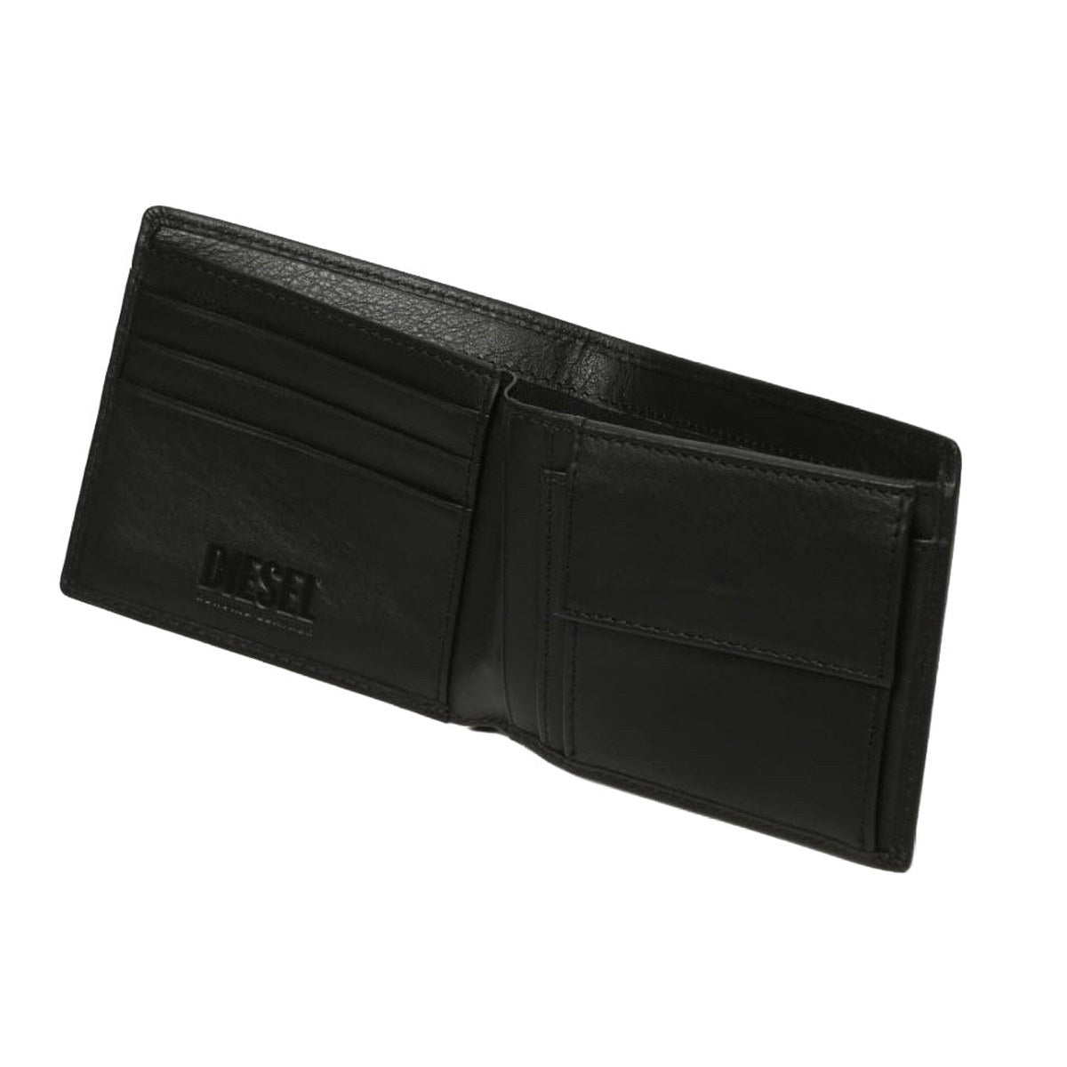 Classic Coin Pocket Bifold Wallet – Black