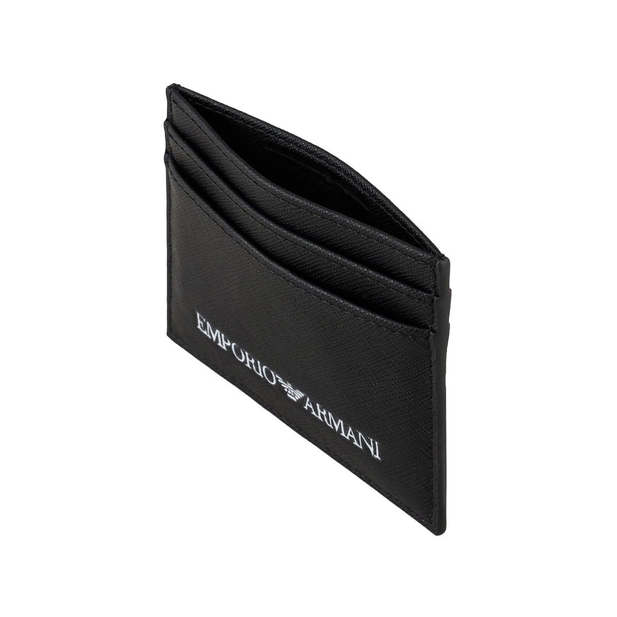 Signature Logo Card Holder – Black