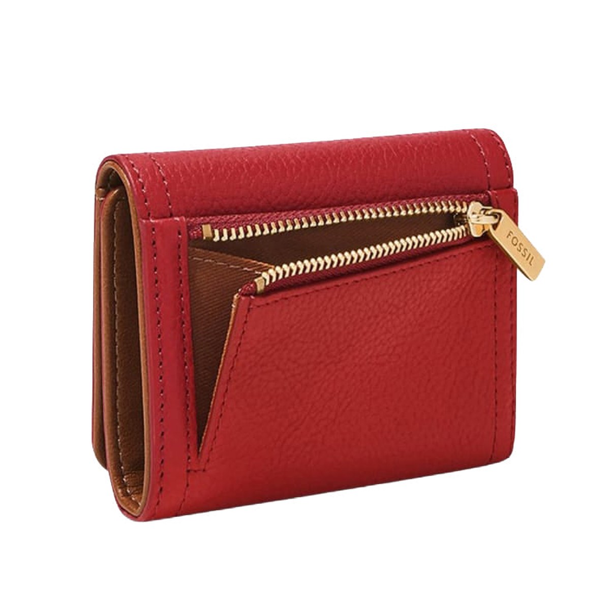 Logan Mini Trifold Wallet Red